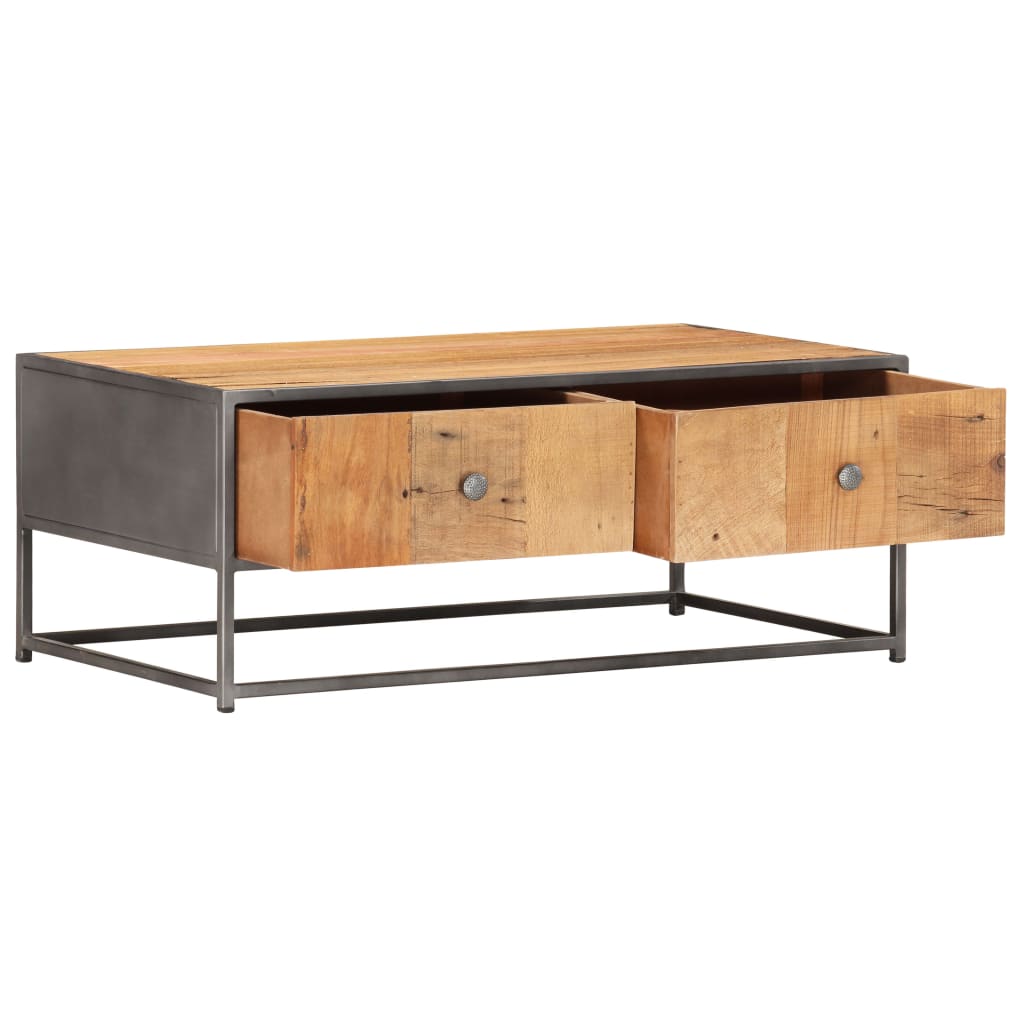 vidaXL Măsuță de cafea, 90x50x35 cm, lemn masiv reciclat vidaXL Măsuță de cafea, 90x50x35 cm, lemn masiv reciclat