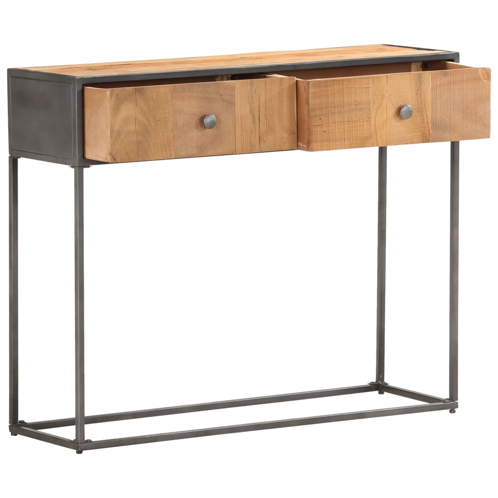 vidaXL Masă consolă, 90 x 30 x 75 cm, lemn masiv reciclat vidaXL Masă consolă, 90 x 30 x 75 cm, lemn masiv reciclat