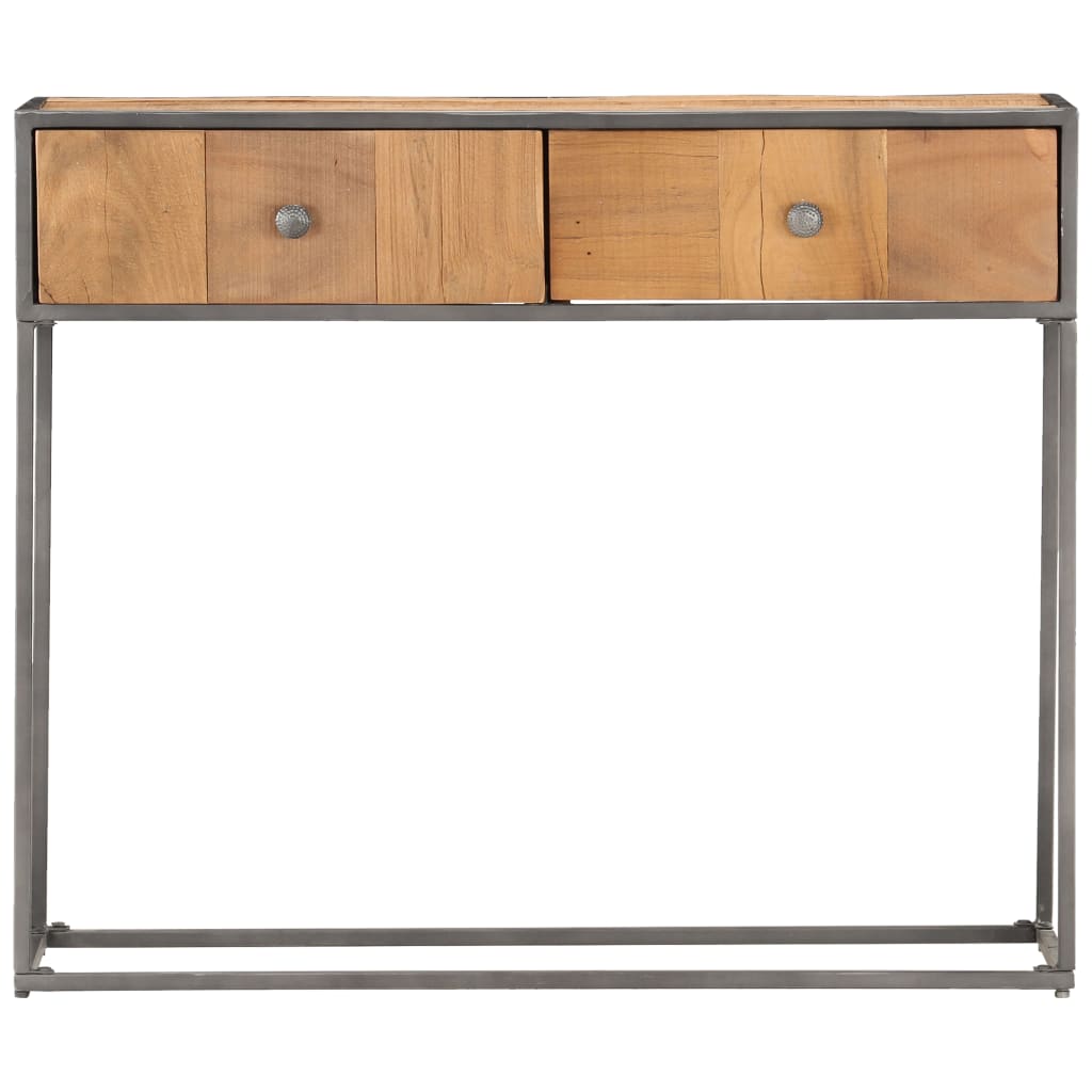vidaXL Masă consolă, 90 x 30 x 75 cm, lemn masiv reciclat vidaXL Masă consolă, 90 x 30 x 75 cm, lemn masiv reciclat