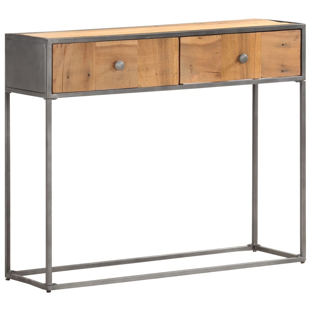 vidaXL Masă consolă, 90 x 30 x 75 cm, lemn masiv reciclat vidaXL Masă consolă, 90 x 30 x 75 cm, lemn masiv reciclat