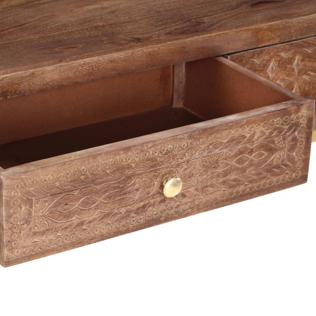 vidaXL Masă consolă, 90 x 30 x 75 cm, lemn masiv de mango vidaXL Masă consolă, 90 x 30 x 75 cm, lemn masiv de mango