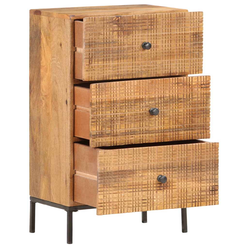 vidaXL Dulap, 45x30x75 cm, lemn masiv de mango