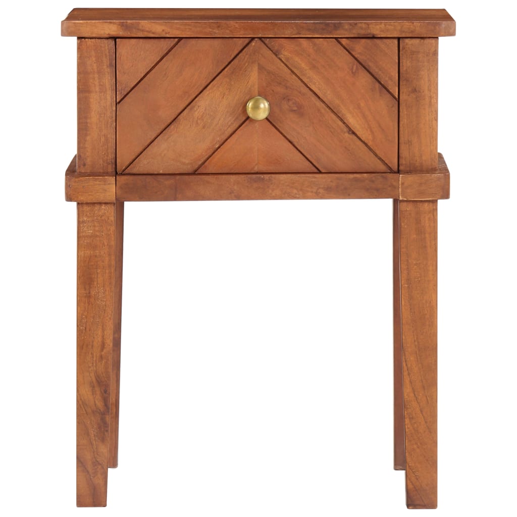 vidaXL Noptieră, 40 x 40 x 50 cm, lemn masiv de acacia vidaXL Noptieră, 40 x 40 x 50 cm, lemn masiv de acacia