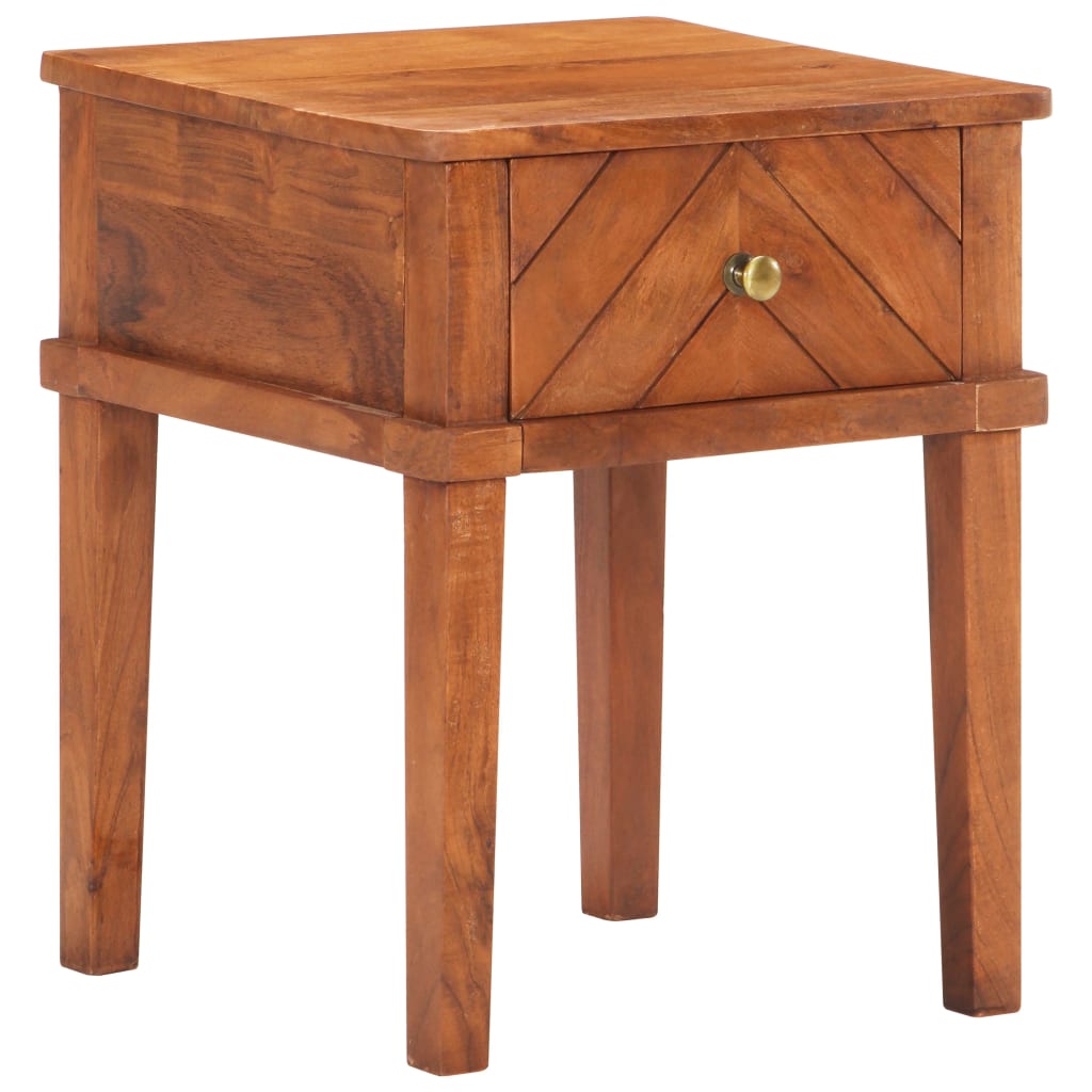 vidaXL Noptieră, 40 x 40 x 50 cm, lemn masiv de acacia vidaXL Noptieră, 40 x 40 x 50 cm, lemn masiv de acacia