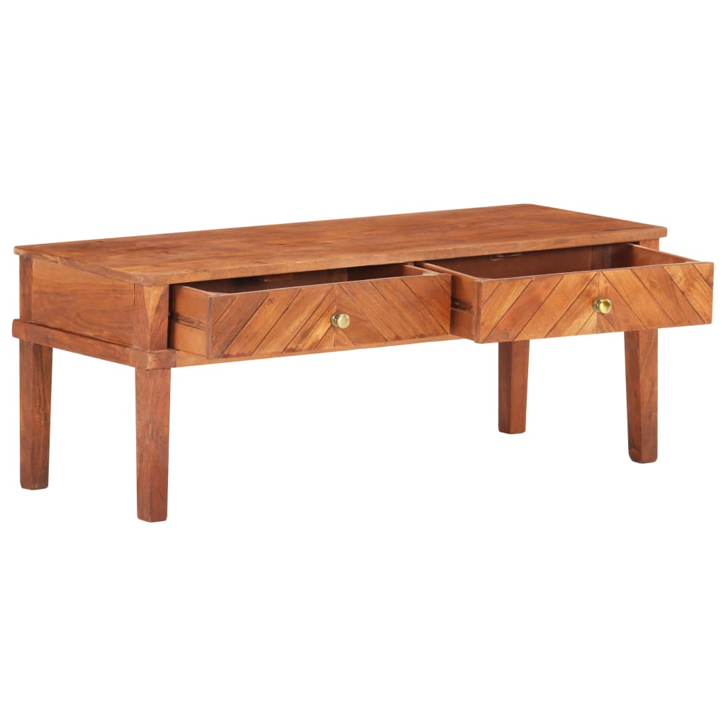 vidaXL Comodă TV, 110x40x41 cm, lemn masiv de acacia vidaXL Comodă TV, 110x40x41 cm, lemn masiv de acacia