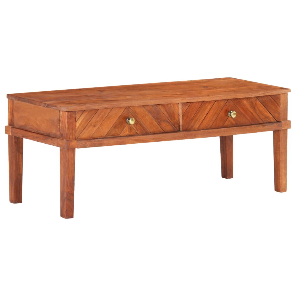 vidaXL Comodă TV, 110x40x41 cm, lemn masiv de acacia vidaXL Comodă TV, 110x40x41 cm, lemn masiv de acacia