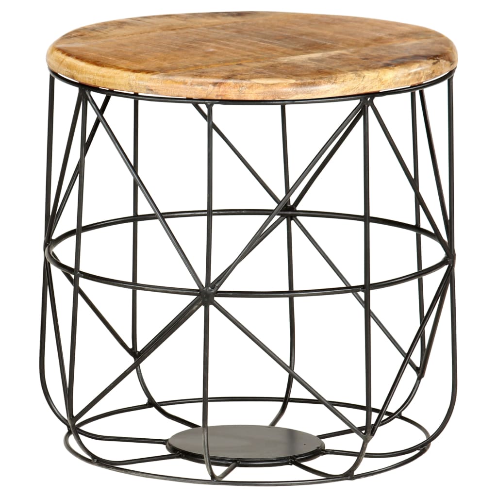 vidaXL Măsuțe de cafea, 2 buc., lemn masiv de mango