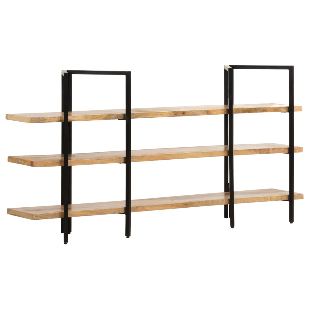 vidaXL Bibliotecă cu 3 niveluri, 160x31x80 cm, lemn masiv de mango vidaXL Bibliotecă cu 3 niveluri, 160x31x80 cm, lemn masiv de mango