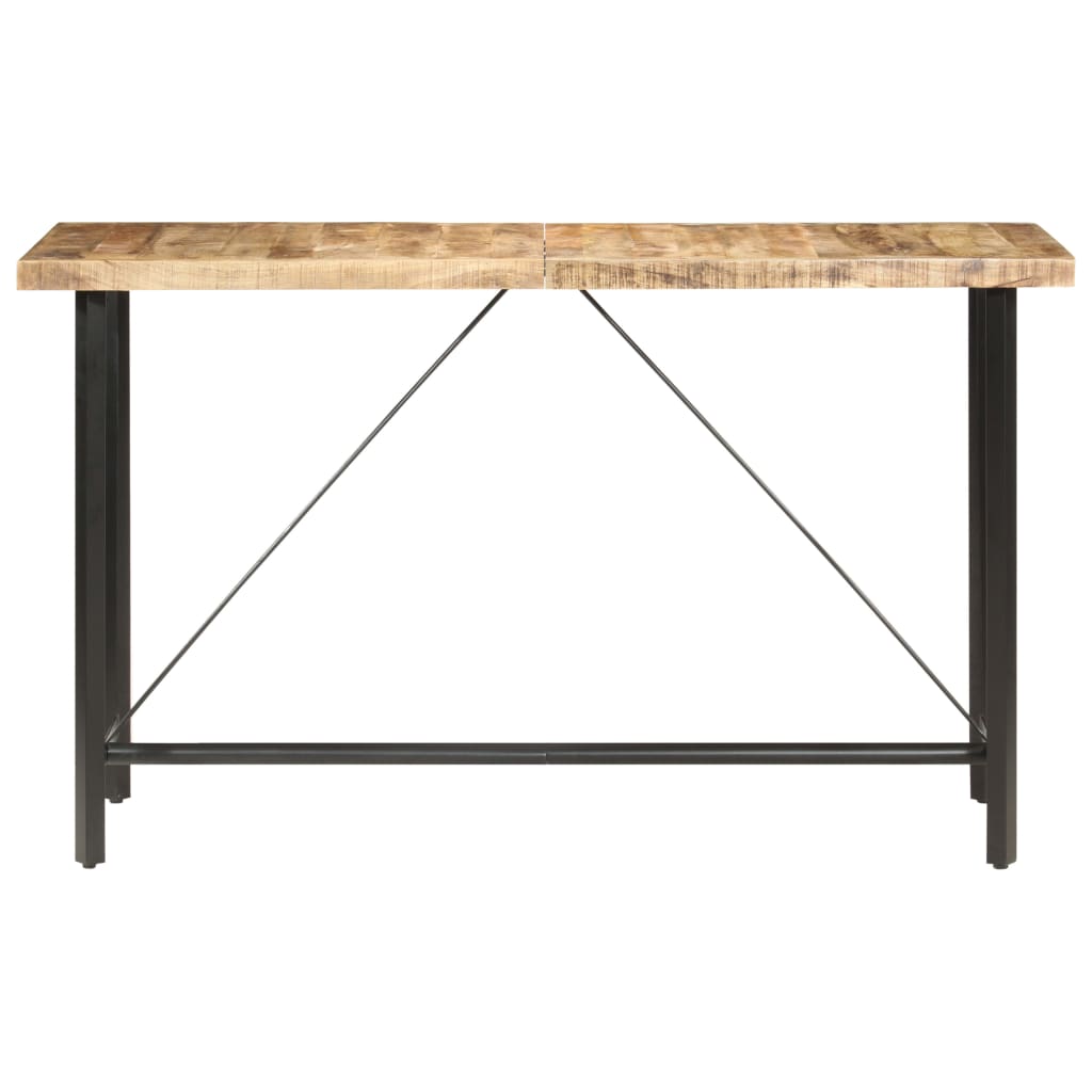 vidaXL Masă de bar, 180x70x107 cm, lemn de mango nefinisat