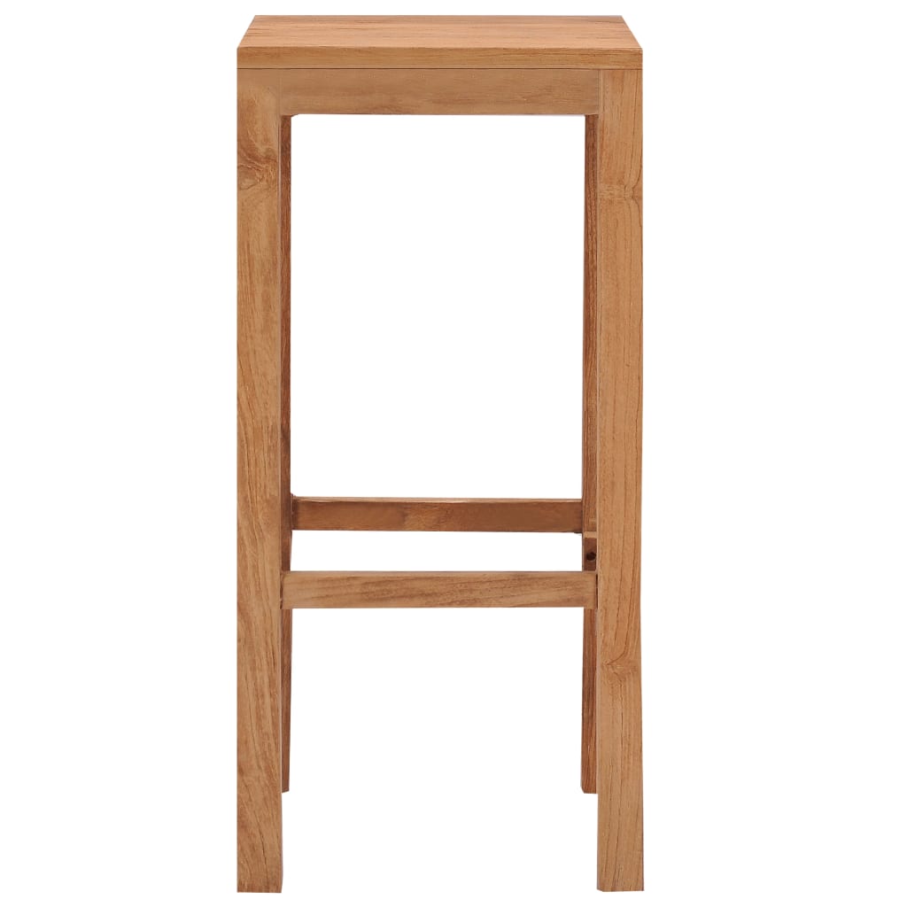 vidaXL Scaune de bar, 2 buc., lemn masiv de tec vidaXL Scaune de bar, 2 buc., lemn masiv de tec