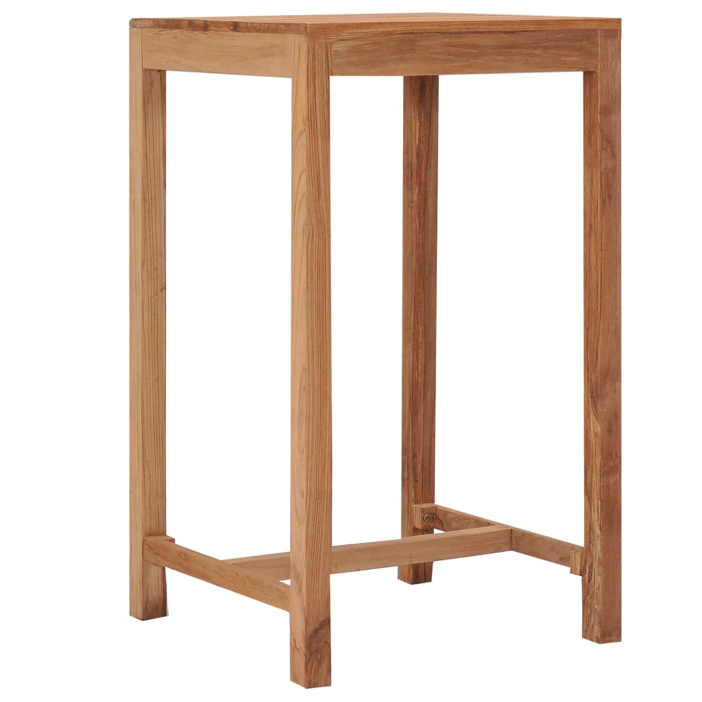 vidaXL Masă de bar de grădină, 60 x 60 x 105 cm, lemn masiv de tec vidaXL Masă de bar de grădină, 60 x 60 x 105 cm, lemn masiv de tec