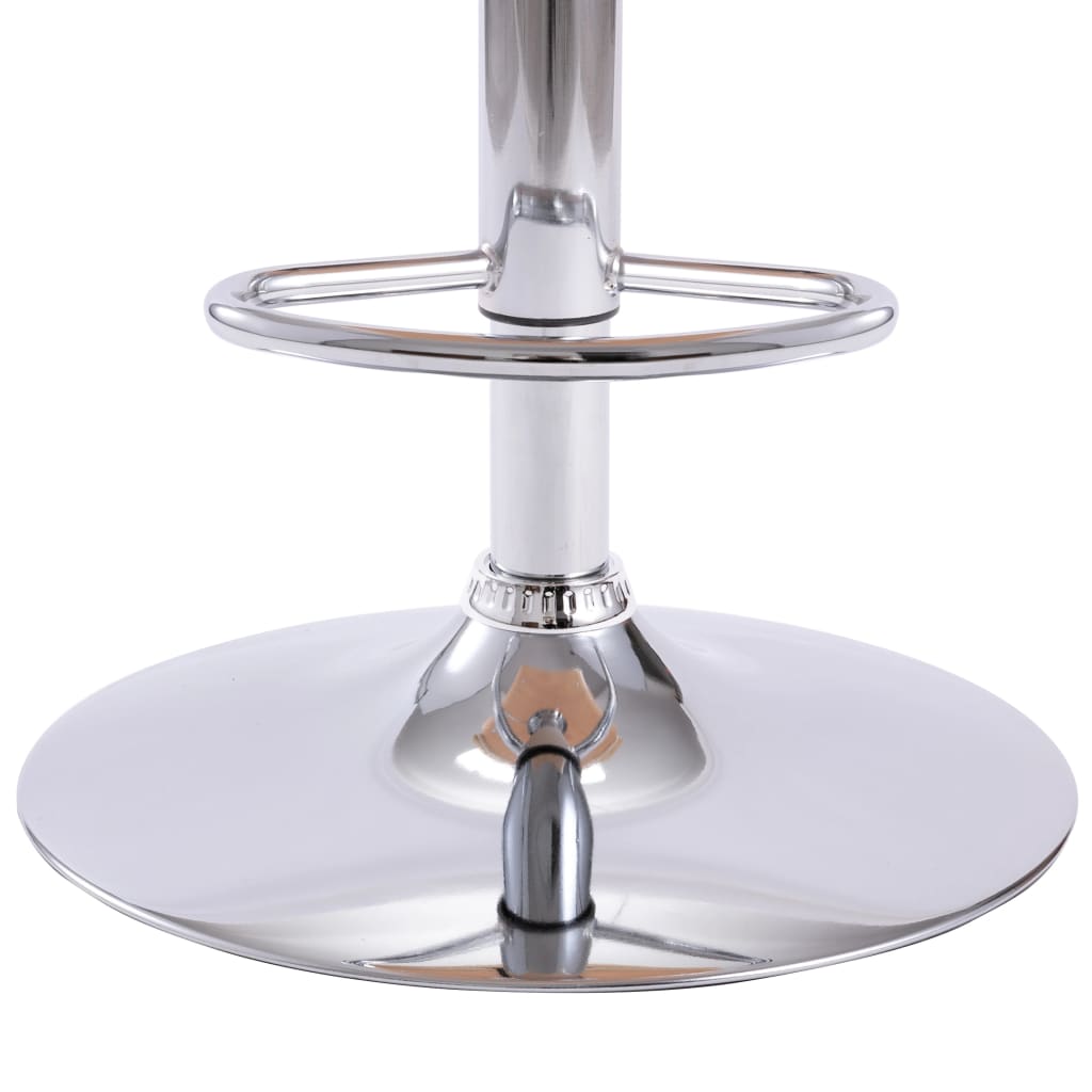 vidaXL Scaun de bar, crem, piele ecologică vidaXL Scaun de bar, crem, piele ecologică