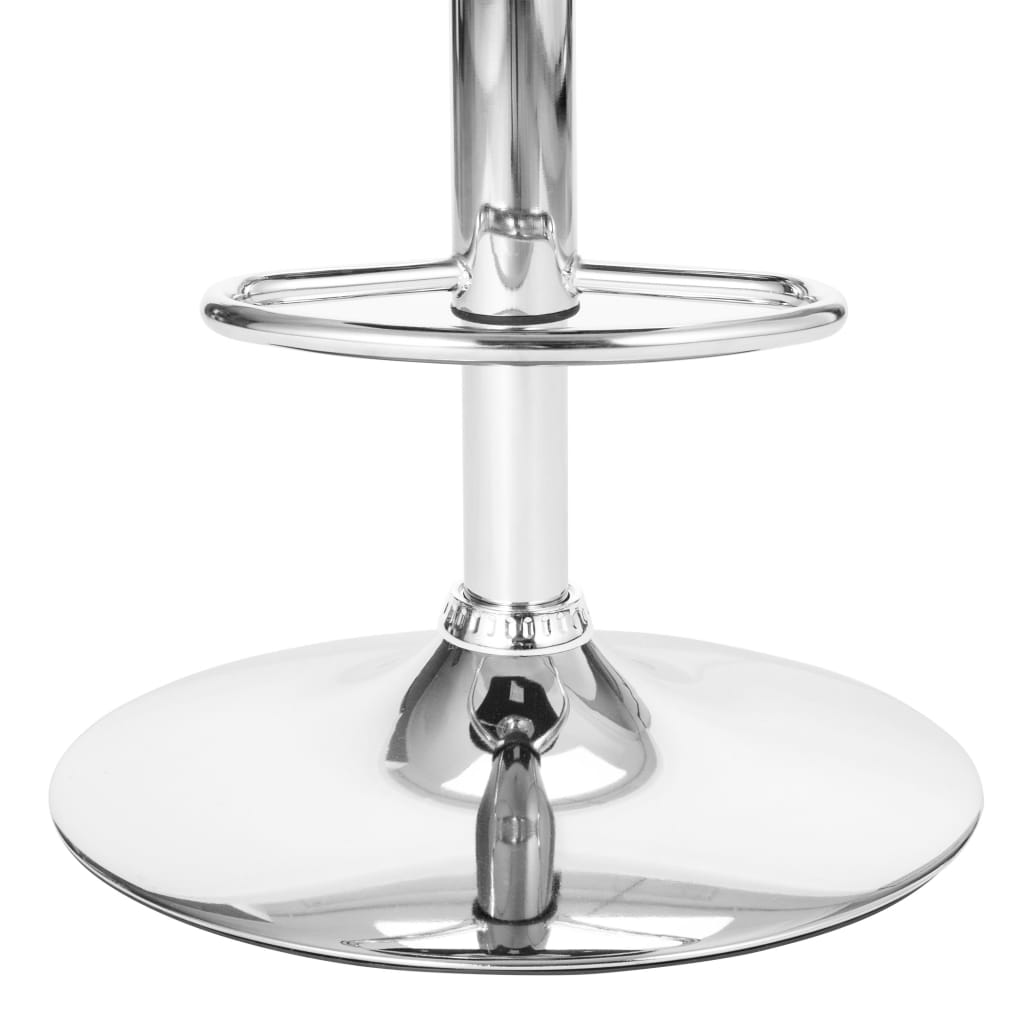 vidaXL Scaun de bar, negru, piele ecologică