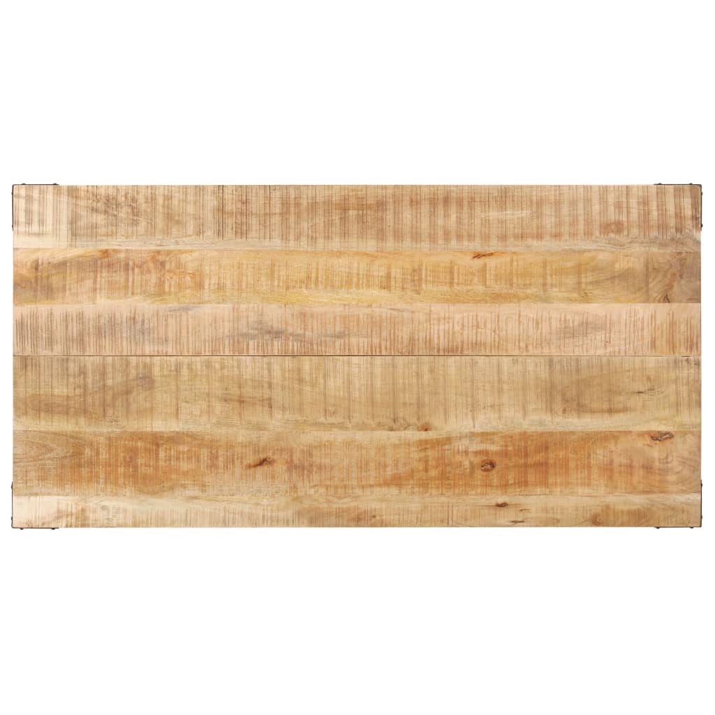 vidaXL Masă de bucătărie, 140x70x76 cm, lemn masiv de mango nefinisat vidaXL Masă de bucătărie, 140x70x76 cm, lemn masiv de mango nefinisat