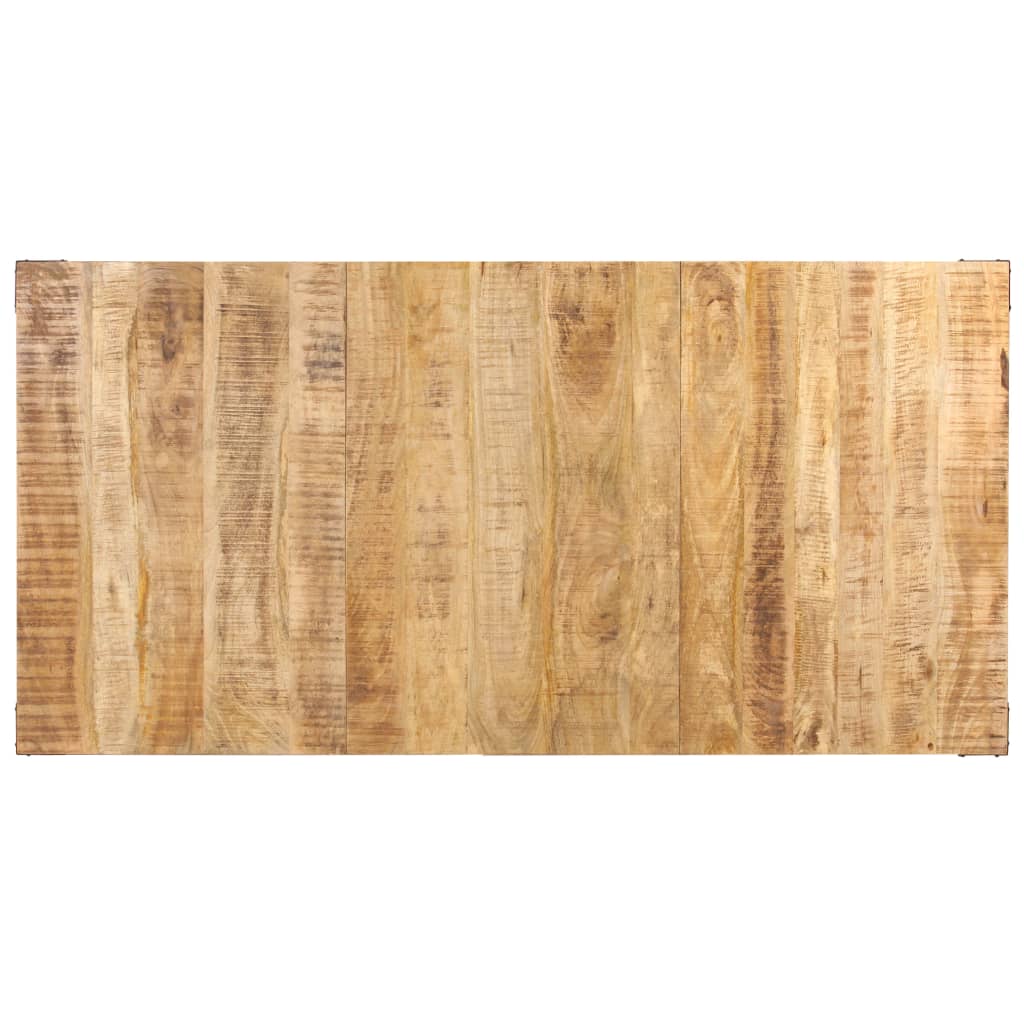 vidaXL Masă de bucătărie, 180x90x76 cm, lemn masiv de mango nefinisat vidaXL Masă de bucătărie, 180x90x76 cm, lemn masiv de mango nefinisat