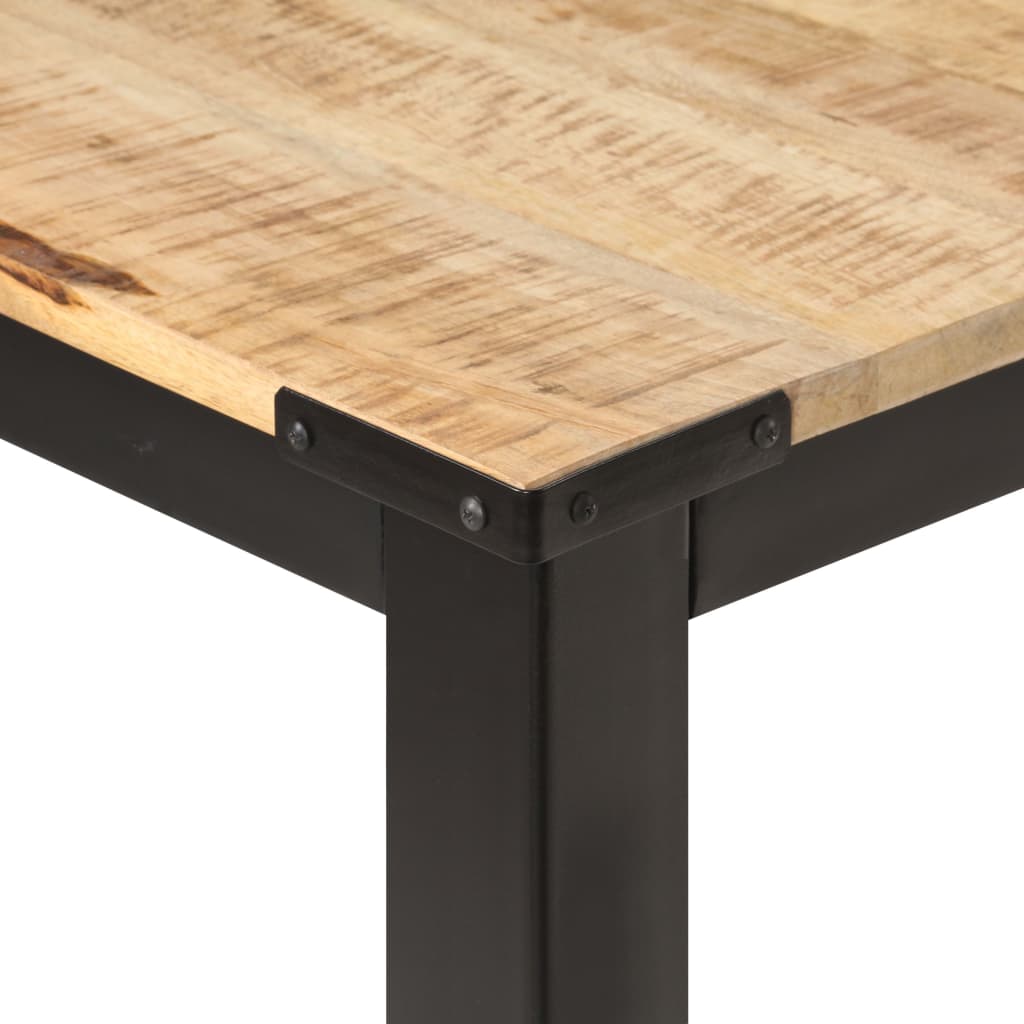 vidaXL Masă de bucătărie, 180x90x76 cm, lemn masiv de mango nefinisat vidaXL Masă de bucătărie, 180x90x76 cm, lemn masiv de mango nefinisat