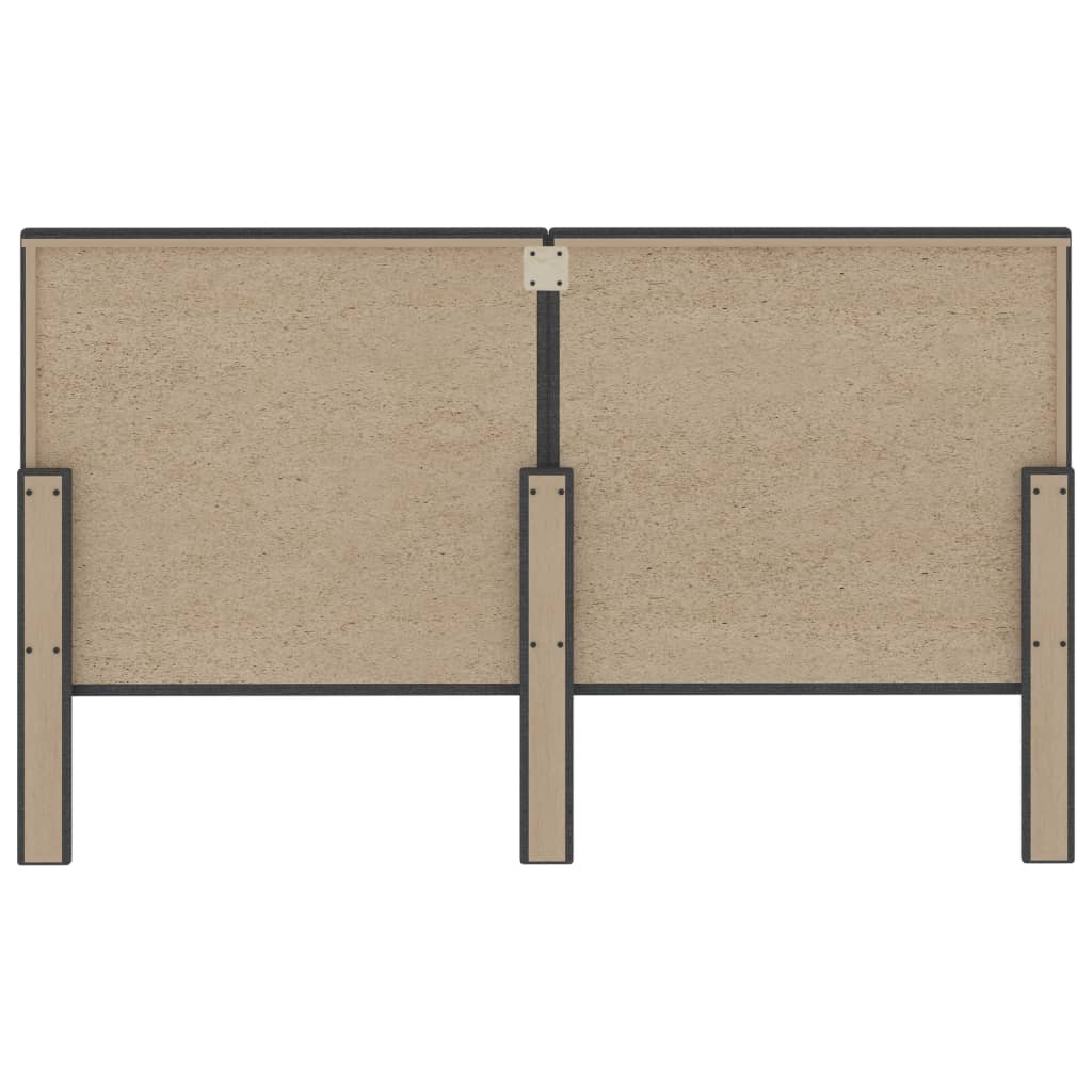vidaXL Tăblie capitonată, gri închis, 160 x 200 cm, material textil vidaXL Tăblie capitonată, gri închis, 160 x 200 cm, material textil