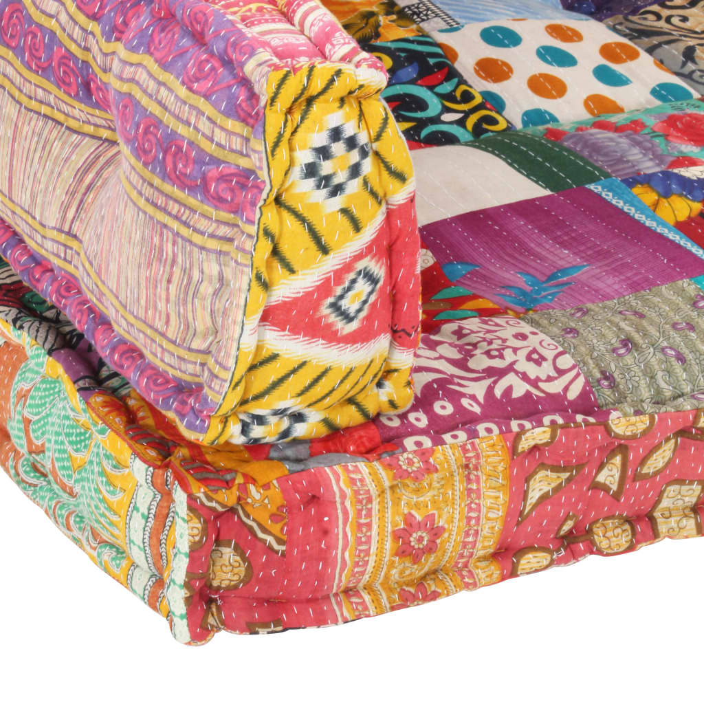 vidaXL Pernă pentru canapea din paleți, multicolor, textil, petice vidaXL Pernă pentru canapea din paleți, multicolor, textil, petice