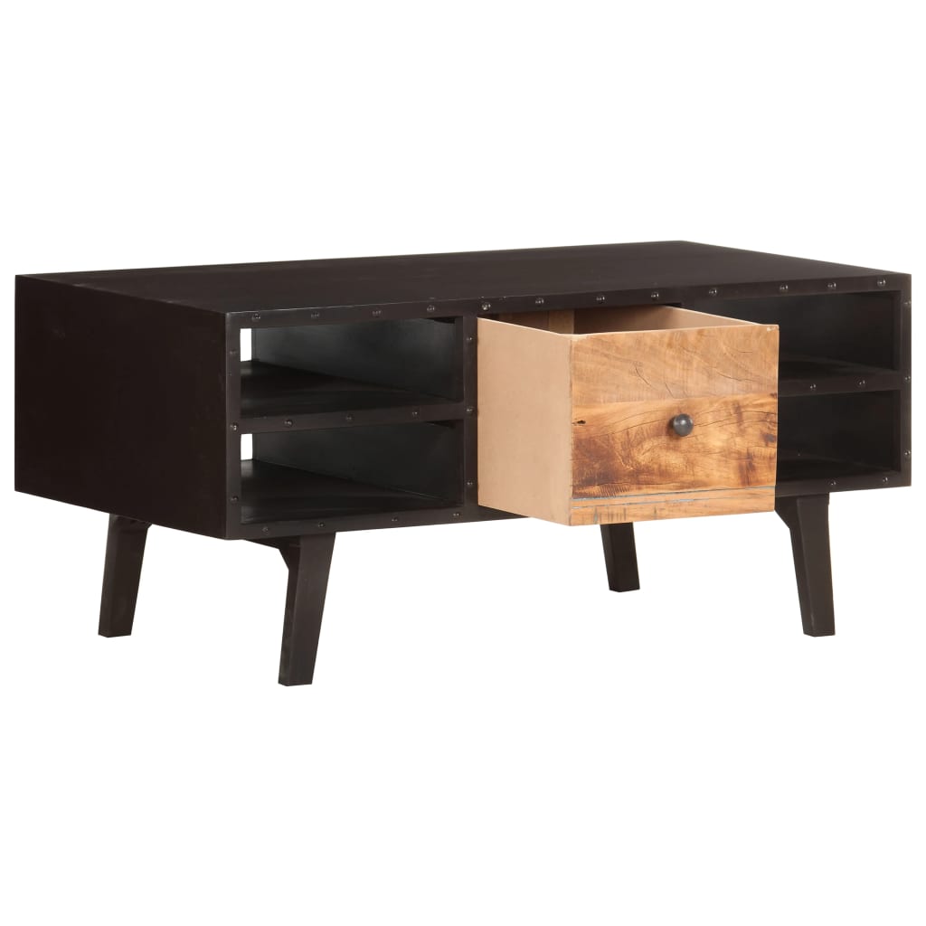 vidaXL Măsuță de cafea, 100x50x45 cm, lemn masiv reciclat vidaXL Măsuță de cafea, 100x50x45 cm, lemn masiv reciclat
