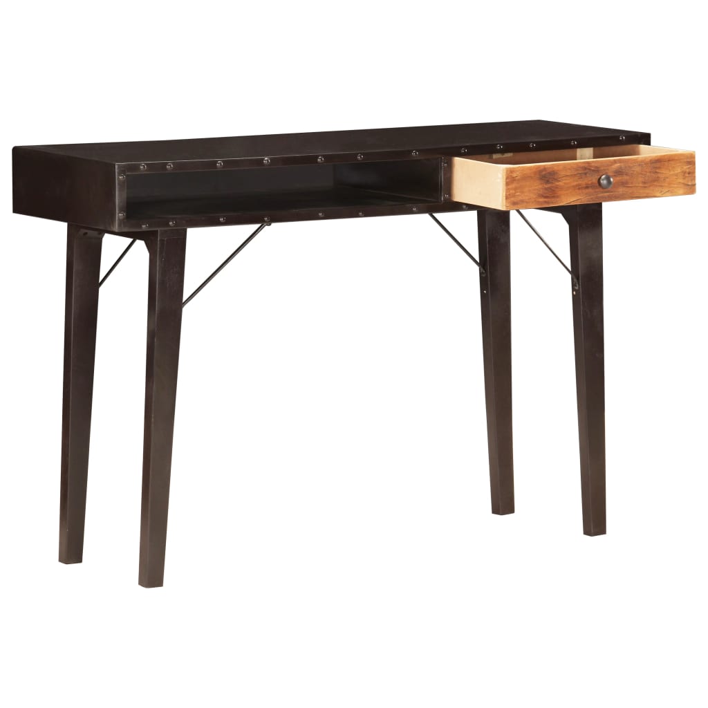 vidaXL Masă consolă, 118x35x76 cm, lemn masiv reciclat vidaXL Masă consolă, 118x35x76 cm, lemn masiv reciclat