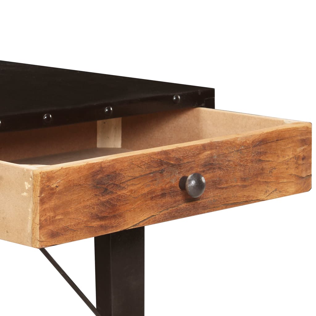 vidaXL Masă consolă, 118x35x76 cm, lemn masiv reciclat vidaXL Masă consolă, 118x35x76 cm, lemn masiv reciclat