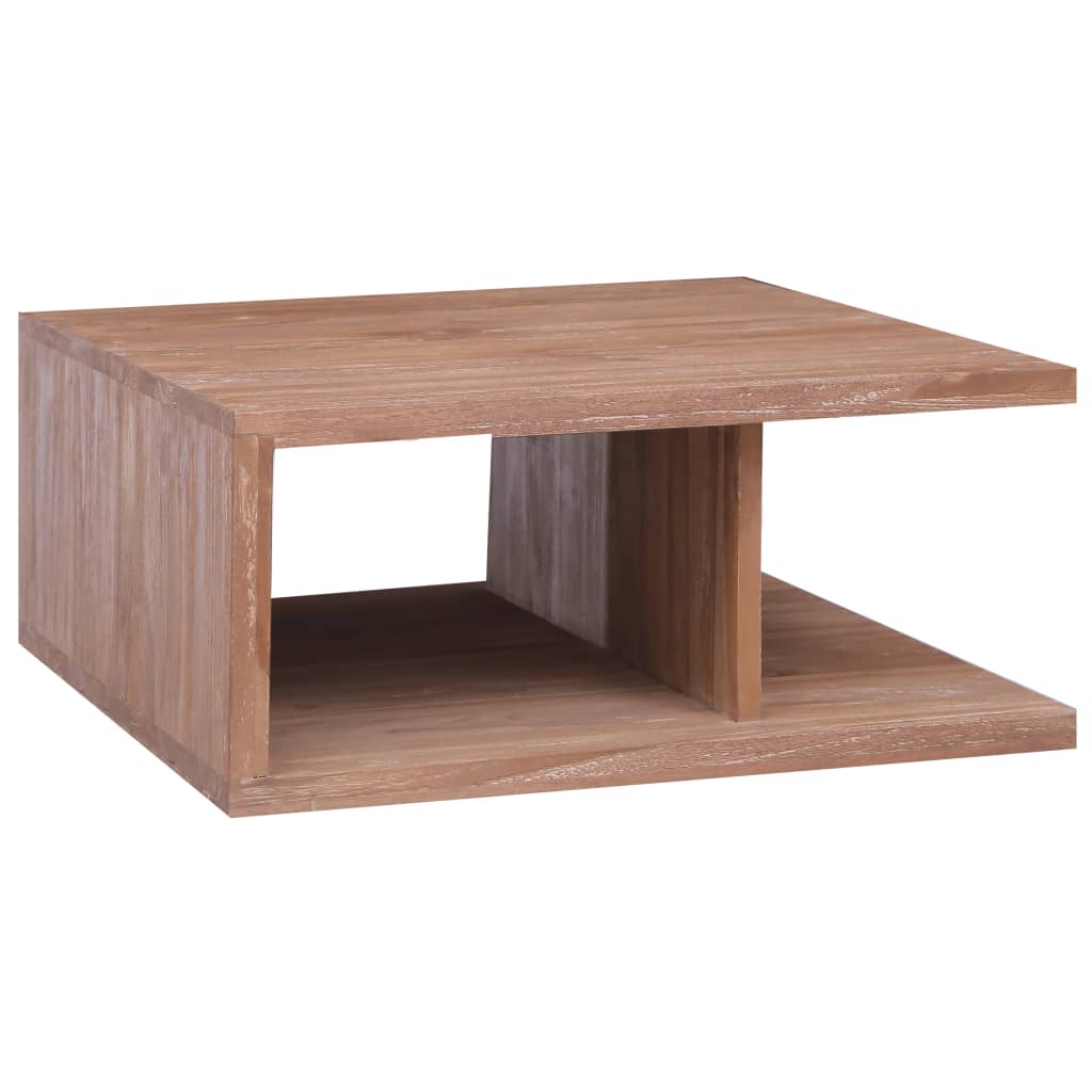 vidaXL Măsuță de cafea, 70x70x30 cm, lemn masiv de tec vidaXL Măsuță de cafea, 70x70x30 cm, lemn masiv de tec