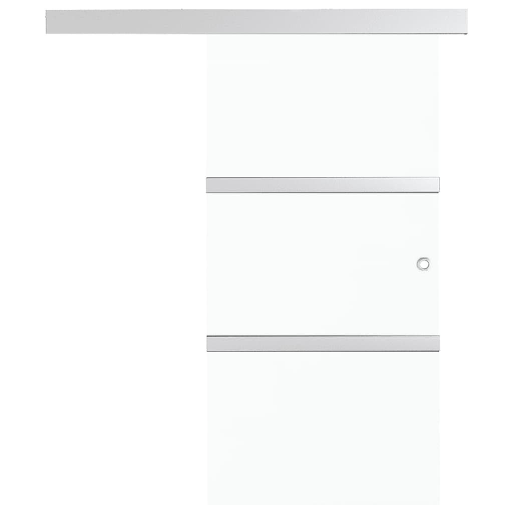 vidaXL Ușă glisantă cu opritor silențios 76x205 cm sticlă ESG/aluminiu vidaXL Ușă glisantă cu opritor silențios 76x205 cm sticlă ESG/aluminiu