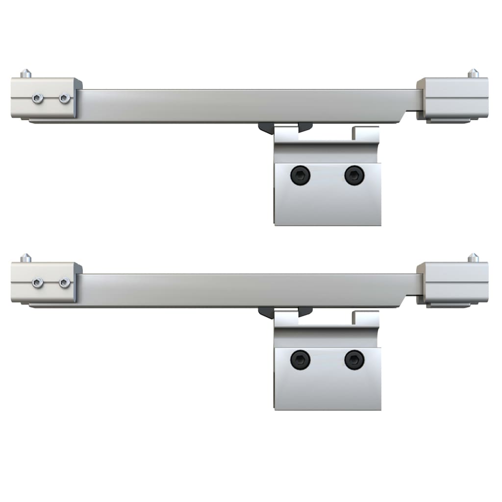 vidaXL Ușă glisantă cu opritor silențios 76x205 cm sticlă ESG/aluminiu vidaXL Ușă glisantă cu opritor silențios 76x205 cm sticlă ESG/aluminiu