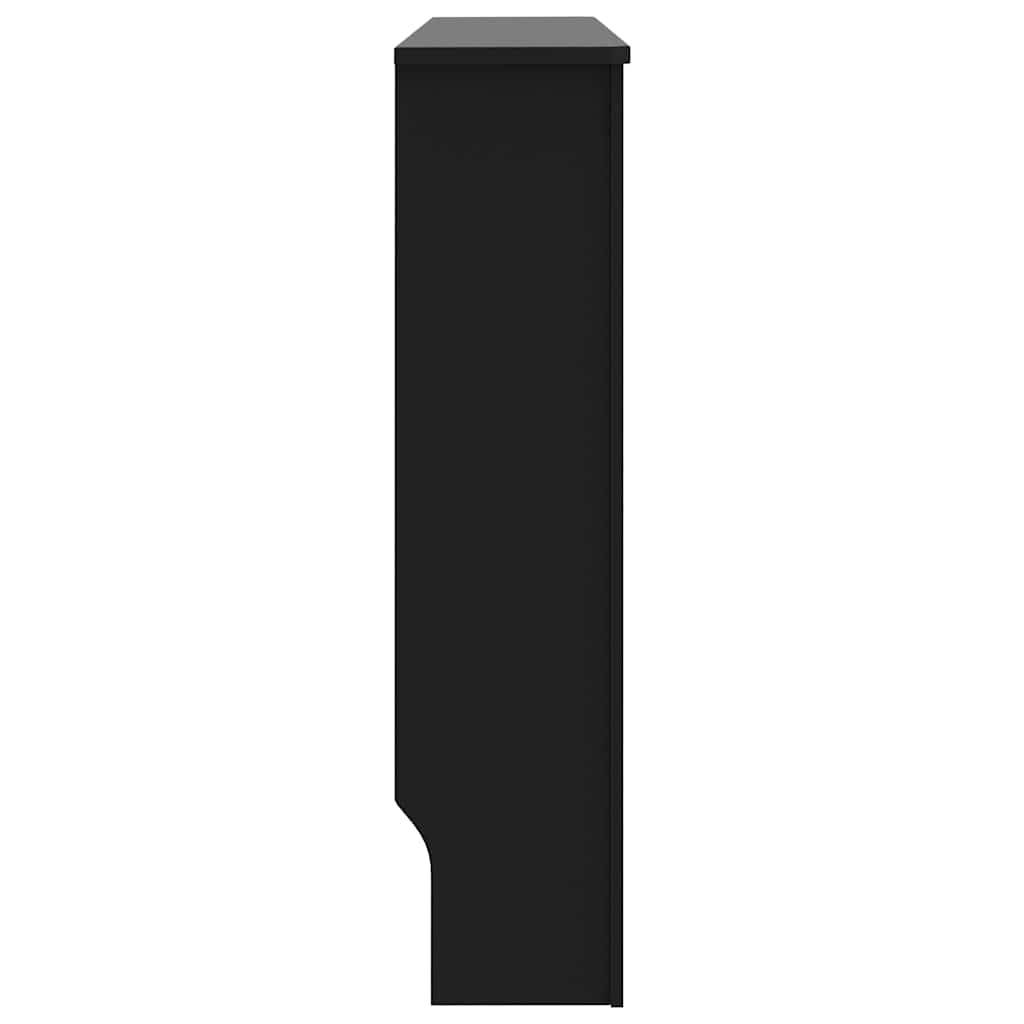 vidaXL Mască pentru calorifer, negru, 112 x 19 x 81,5 cm, MDF vidaXL Mască pentru calorifer, negru, 112 x 19 x 81,5 cm, MDF