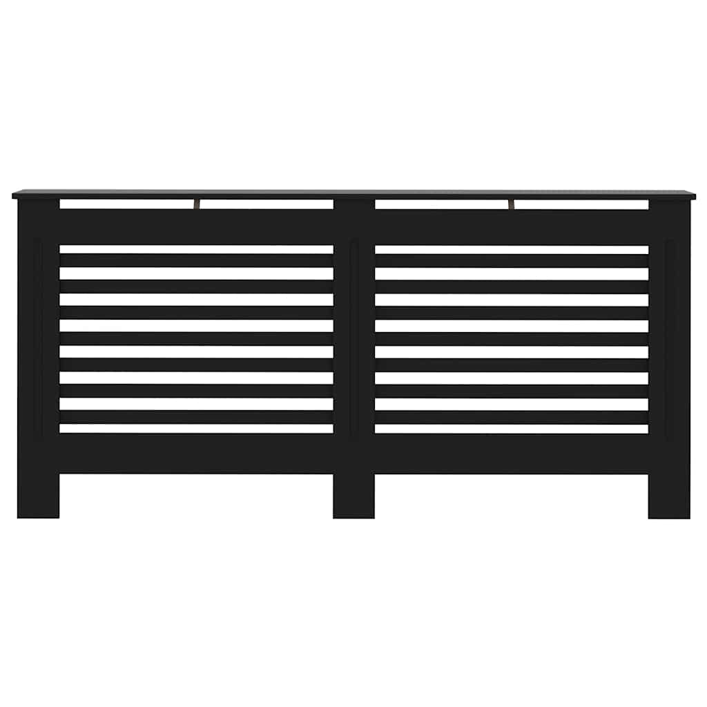 vidaXL Mască de calorifer, negru, 172 x 19 x 81,5 cm, MDF vidaXL Mască de calorifer, negru, 172 x 19 x 81,5 cm, MDF