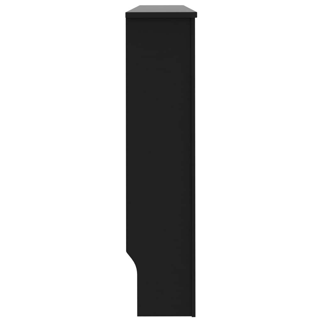 vidaXL Mască pentru calorifer, negru, 152 x 19 x 81,5 cm, MDF vidaXL Mască pentru calorifer, negru, 152 x 19 x 81,5 cm, MDF