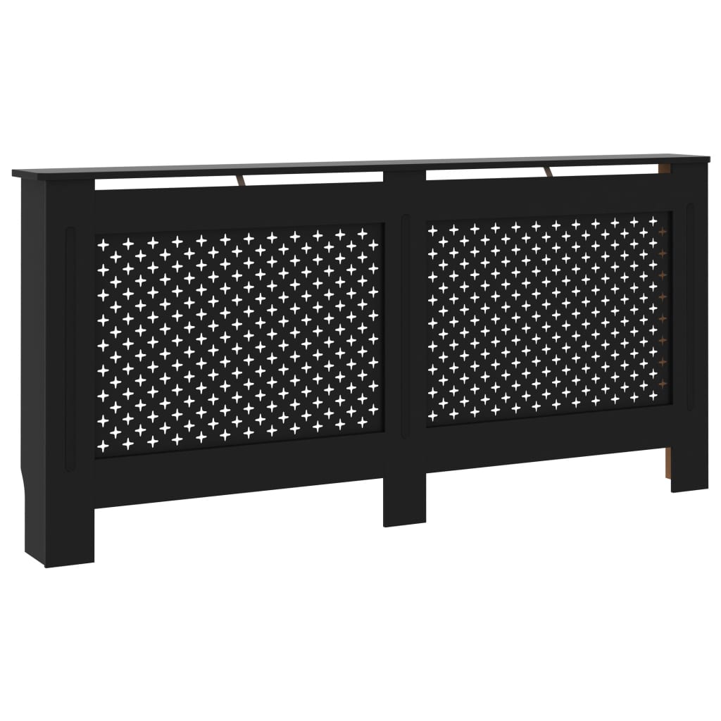 vidaXL Mască de calorifer, negru, 172 x 19 x 81,5 cm, MDF vidaXL Mască de calorifer, negru, 172 x 19 x 81,5 cm, MDF