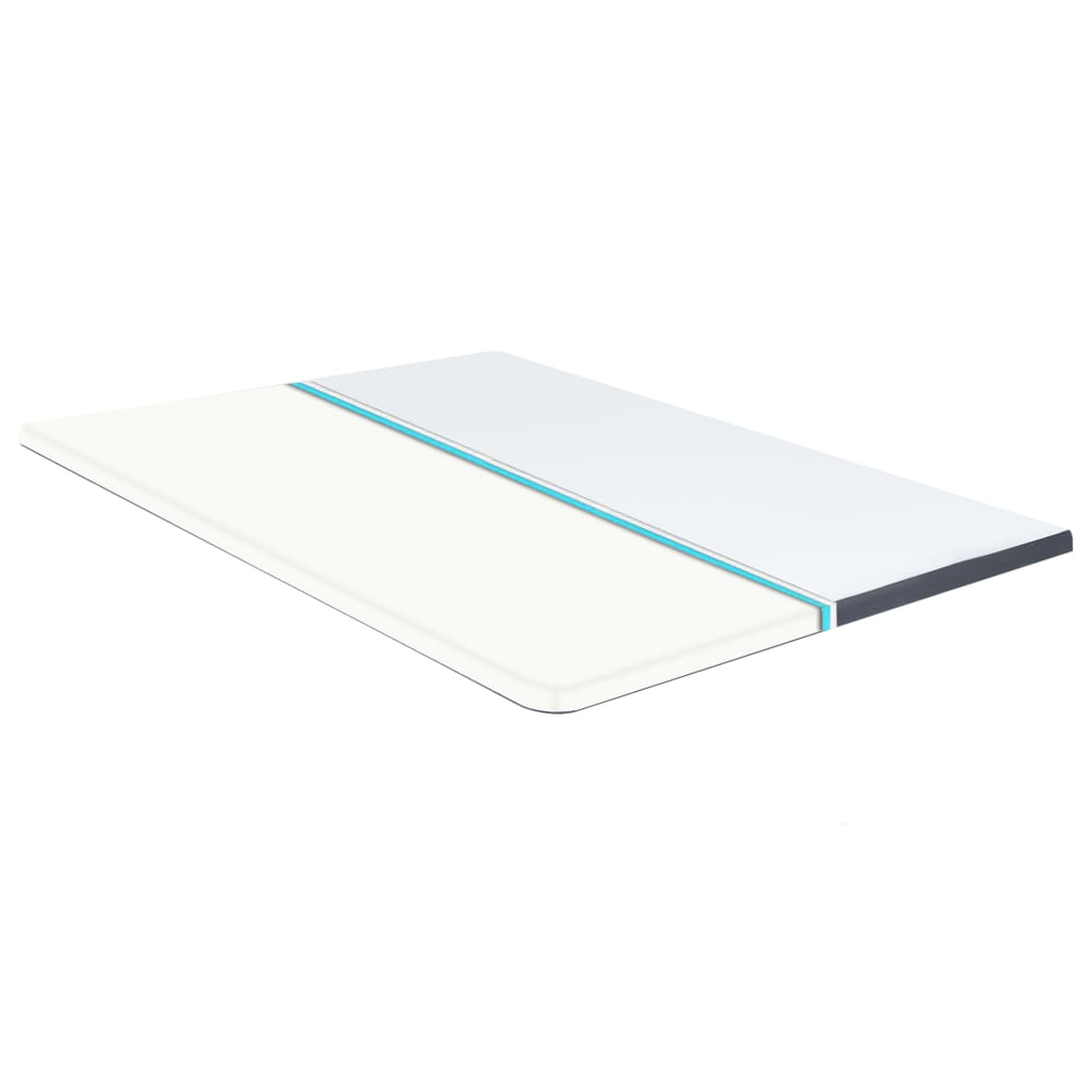 vidaXL Topper saltea de pat cu somieră, 200x140x5 cm moale mediu vidaXL Topper saltea de pat cu somieră, 200x140x5 cm moale mediu