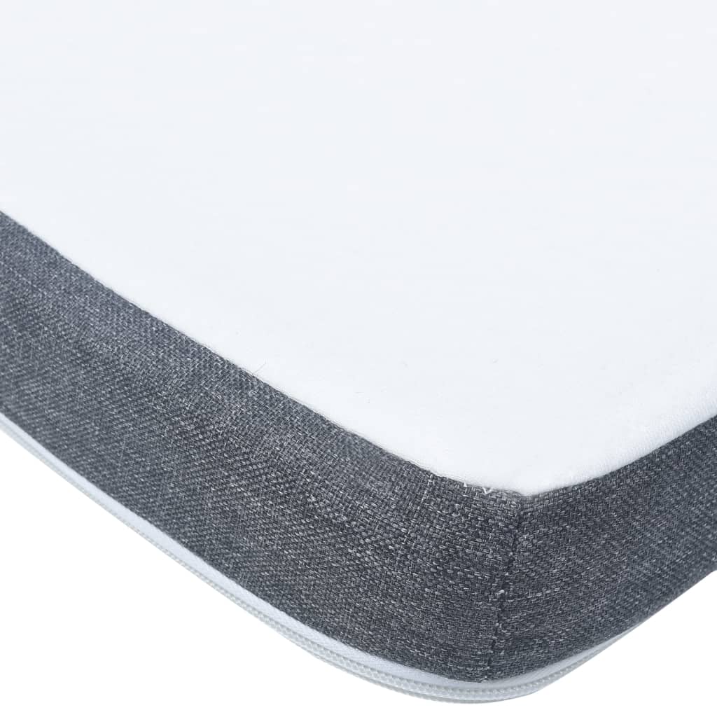 vidaXL Topper saltea de pat cu somieră, 200x180x5 cm moale mediu vidaXL Topper saltea de pat cu somieră, 200x180x5 cm moale mediu