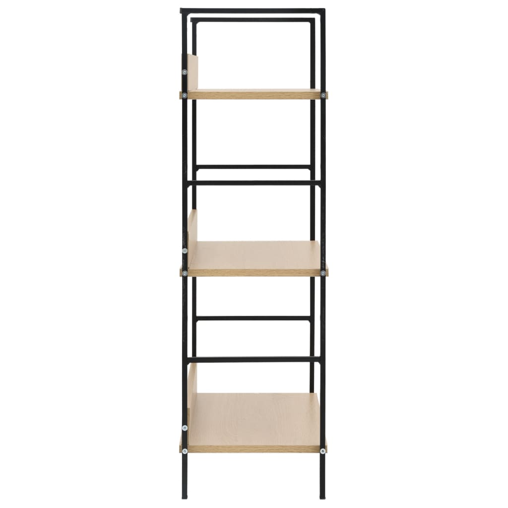 vidaXL Etajeră cărți 3 rafturi, stejar, 60x27,6x90,5 cm lemn prelucrat