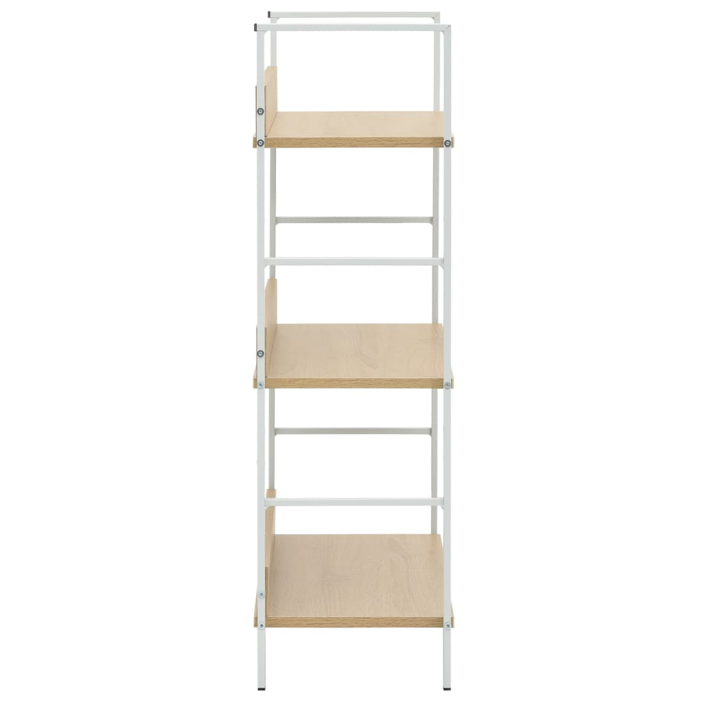 vidaXL Etajeră cărți 3 rafturi, stejar, 60x27,6x90,5 cm lemn prelucrat
