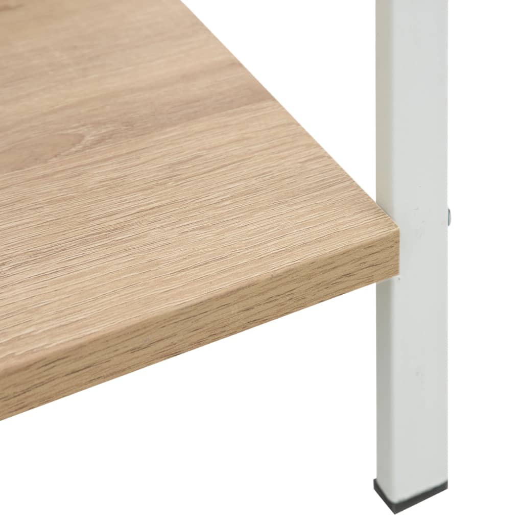 vidaXL Etajeră cărți 3 rafturi, stejar, 60x27,6x90,5 cm lemn prelucrat