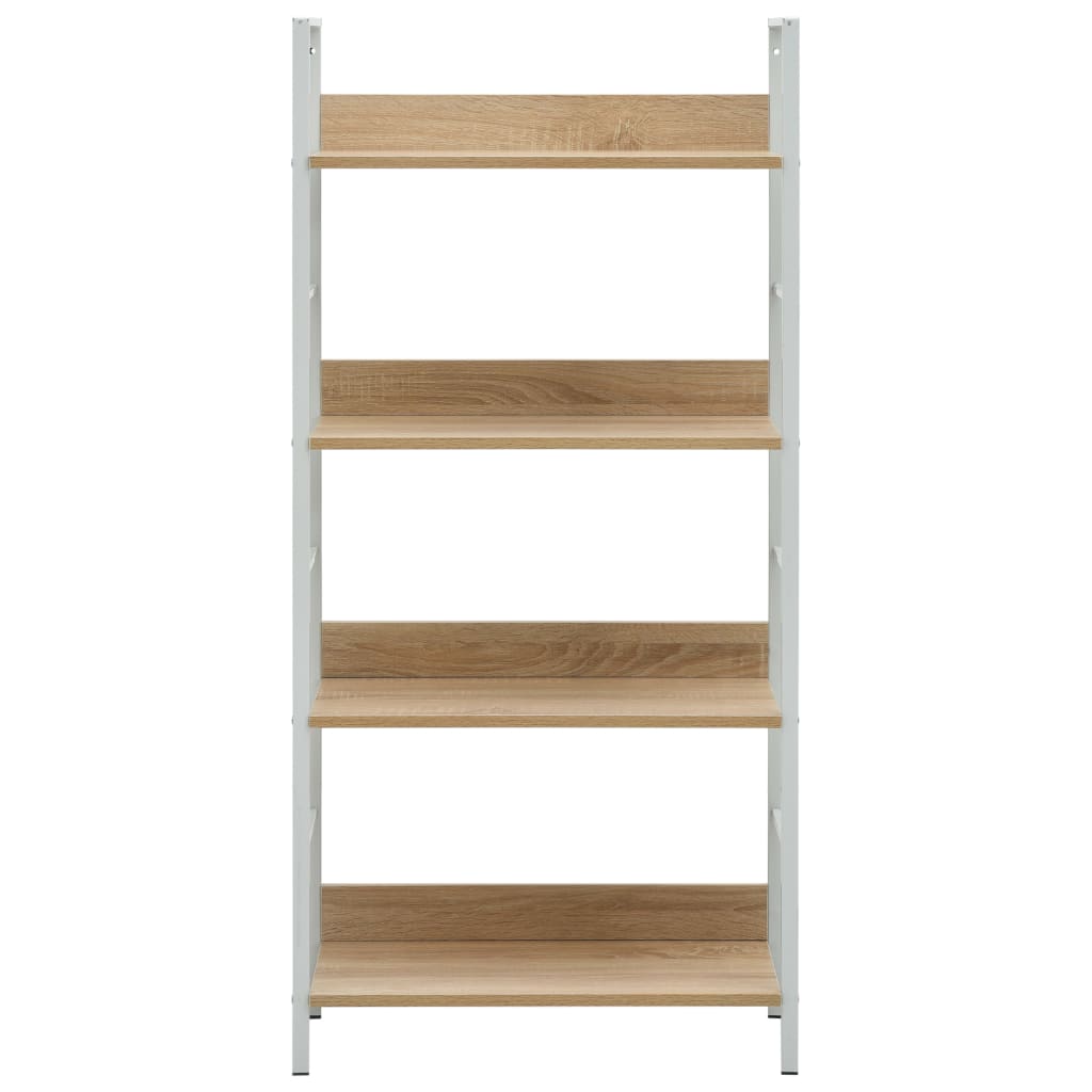vidaXL Etajeră cărți 4 rafturi, stejar, 60x27,6x124,5cm lemn prelucrat vidaXL Etajeră cărți 4 rafturi, stejar, 60x27,6x124,5cm lemn prelucrat