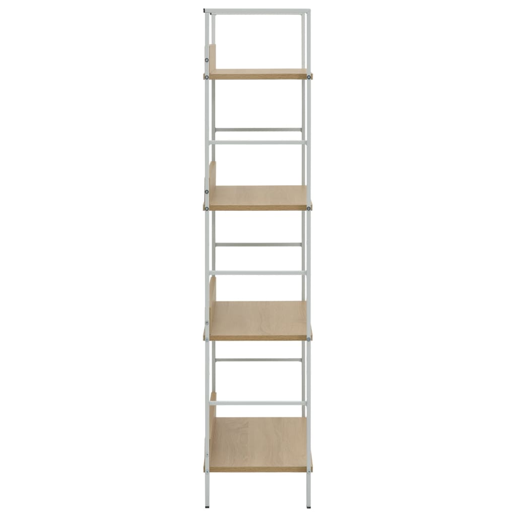 vidaXL Etajeră cărți 4 rafturi, stejar, 60x27,6x124,5cm lemn prelucrat vidaXL Etajeră cărți 4 rafturi, stejar, 60x27,6x124,5cm lemn prelucrat