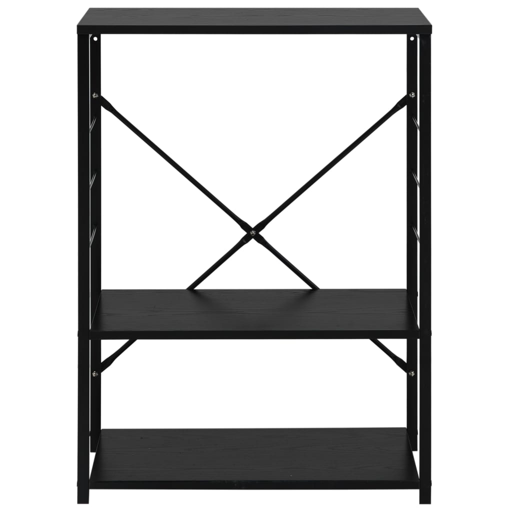 vidaXL Dulap cuptor microunde, negru, 60x39,6x79,5 cm, lemn prelucrat vidaXL Dulap cuptor microunde, negru, 60x39,6x79,5 cm, lemn prelucrat