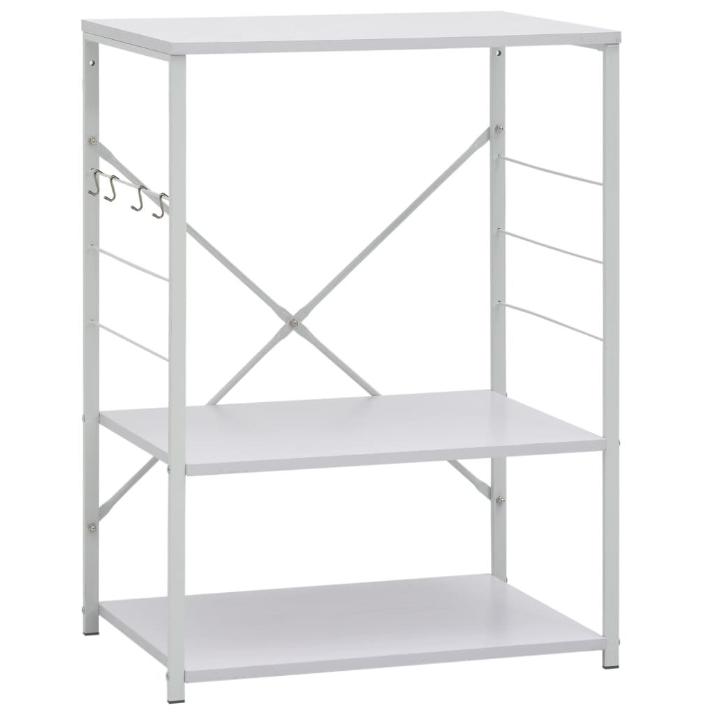vidaXL Dulap cuptor microunde, alb, 60 x 39,6 x 79,5 cm, PAL vidaXL Dulap cuptor microunde, alb, 60 x 39,6 x 79,5 cm, PAL