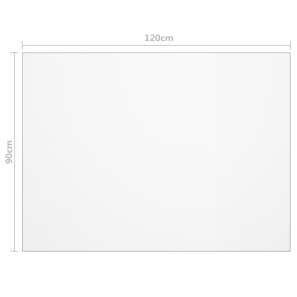 vidaXL Folie de protecție masă, transparent, 120 x 90 cm, PVC, 2 mm vidaXL Folie de protecție masă, transparent, 120 x 90 cm, PVC, 2 mm