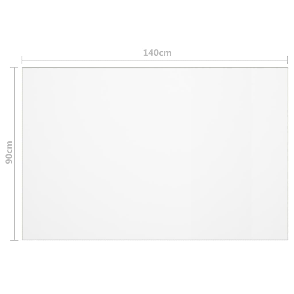 vidaXL Folie de protecție masă, transparent,140 x 90 cm, PVC, 2 mm vidaXL Folie de protecție masă, transparent,140 x 90 cm, PVC, 2 mm