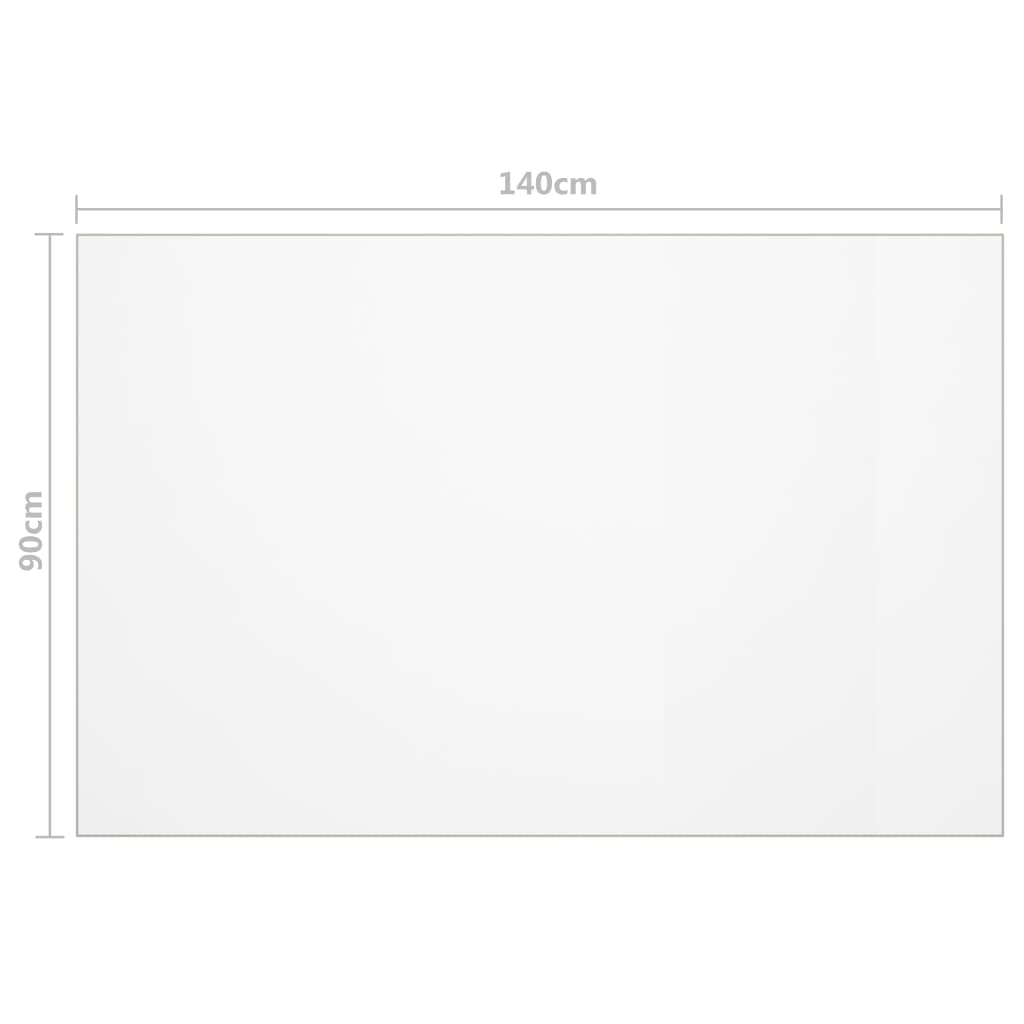 vidaXL Folie de protecție masă, mat, 140 x 90 cm, PVC, 2 mm vidaXL Folie de protecție masă, mat, 140 x 90 cm, PVC, 2 mm