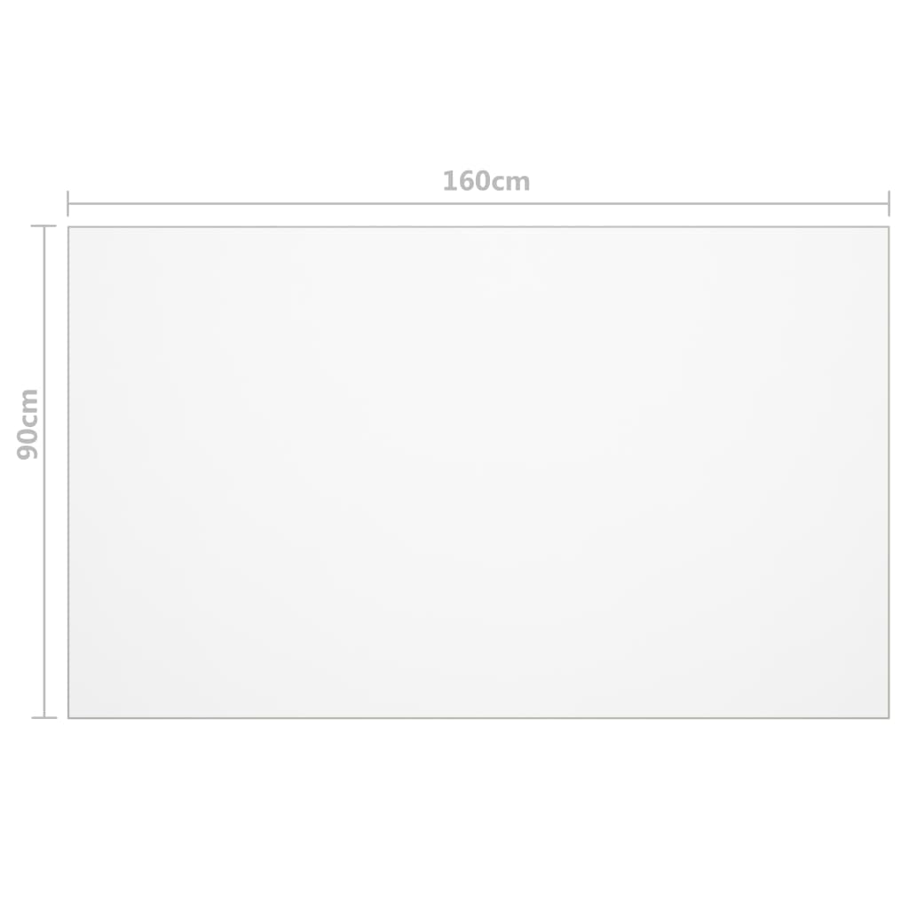 vidaXL Folie de protecție masă, mat, 160 x 90 cm, PVC, 2 mm vidaXL Folie de protecție masă, mat, 160 x 90 cm, PVC, 2 mm