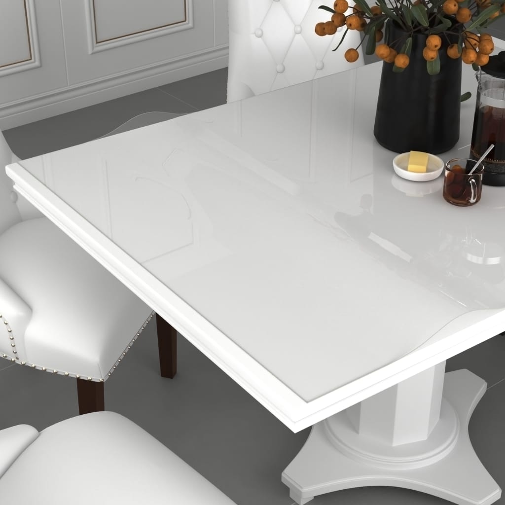 vidaXL Folie de protecție masă, transparent, 180 x 90 cm, PVC, 2 mm vidaXL Folie de protecție masă, transparent, 180 x 90 cm, PVC, 2 mm