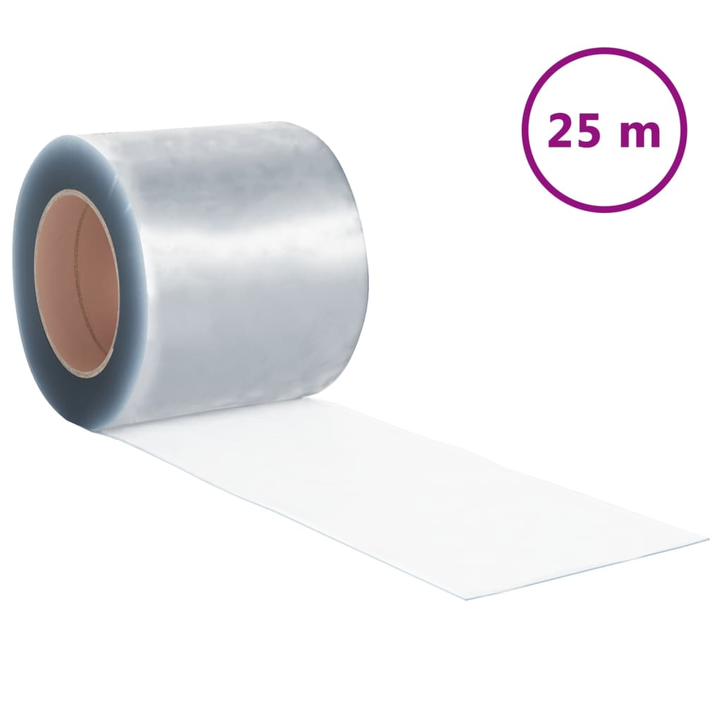 vidaXL Rolă de perdea din benzi, 2 mm x 200 mm, PVC, 25 m vidaXL Rolă de perdea din benzi, 2 mm x 200 mm, PVC, 25 m