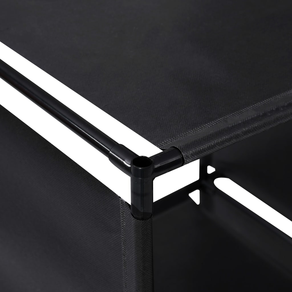 vidaXL Raft pentru expunere în scări, 130x45x170 cm, material textil