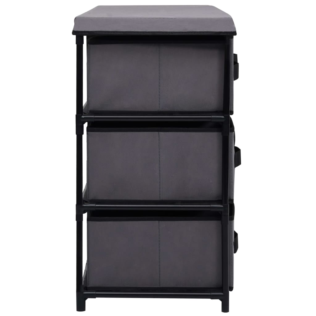 vidaXL Dulap depozitare cu 6 sertare, gri, 55x29x55 cm, oțel vidaXL Dulap depozitare cu 6 sertare, gri, 55x29x55 cm, oțel