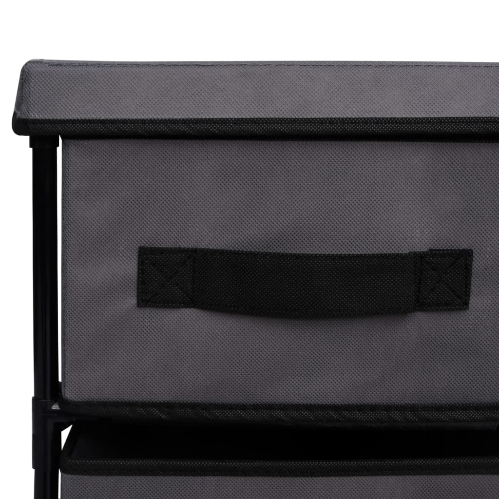 vidaXL Dulap depozitare cu 6 sertare, gri, 55x29x55 cm, oțel vidaXL Dulap depozitare cu 6 sertare, gri, 55x29x55 cm, oțel